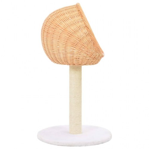 Kradsetræ til katte i naturligt piletræ med sisal - 73 cm