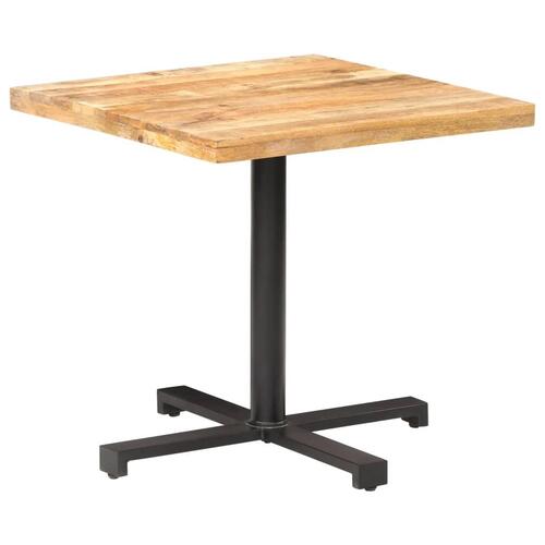 Bistrobord 80x80x75 cm firkantet ru mangotræ