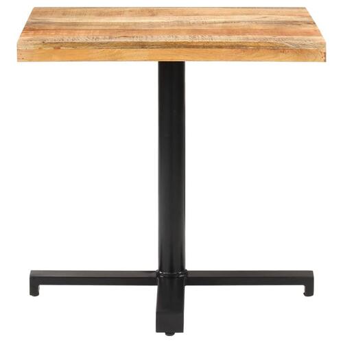 Bistrobord 80x80x75 cm firkantet ru mangotræ