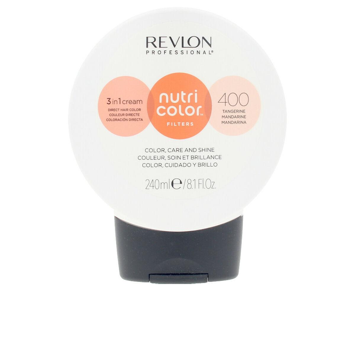 Permanent hårfarve - creme Revlon Nutri Color Filters Mandarin Nº 400 (240 ml)