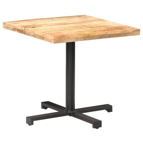 Bistrobord 80x80x75 cm firkantet ru mangotræ
