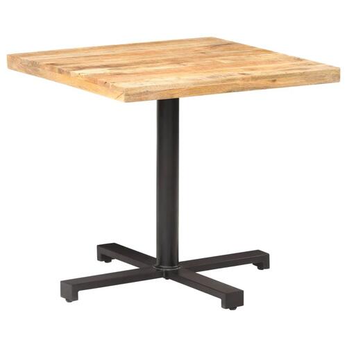 Bistrobord 80x80x75 cm firkantet ru mangotræ