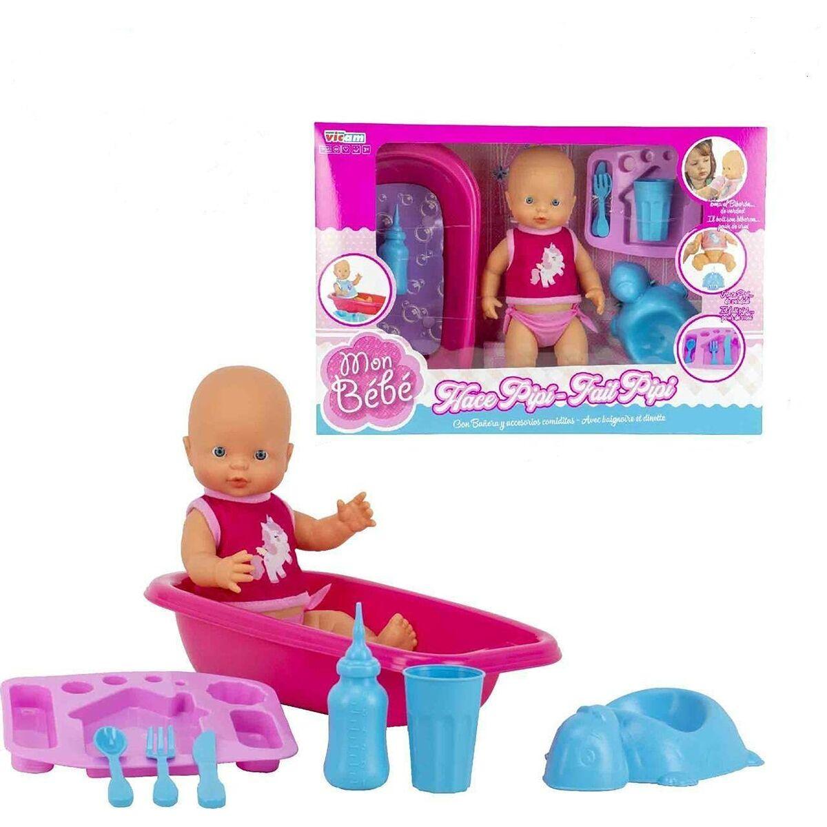 Baby Dukke Pipi Badekar
