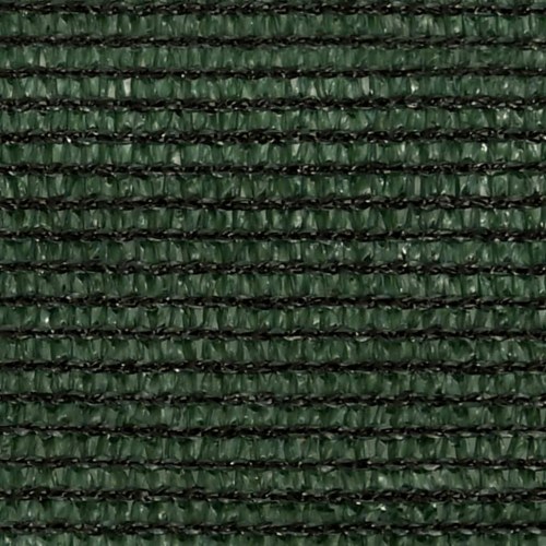 Solsejl 6x8 m 160 g/m² HDPE mørkegrøn