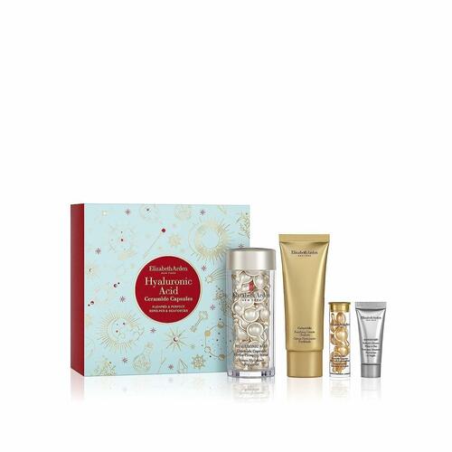 Kosmetik sæt til kvinder Elizabeth Arden Hyaluronic Acid 50 ml Ceramide Kapsler 4 Dele