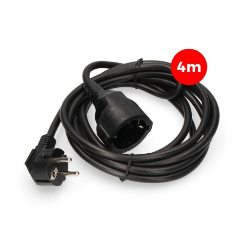 EDM Product Forlængerledning 23213 - Sort, EU-stik
