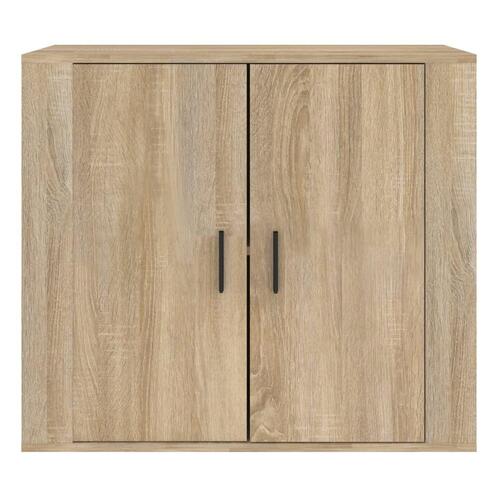 Skænk 80x33x70 cm konstrueret træ sonoma-eg
