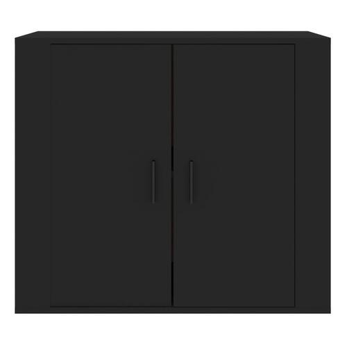 Skænk 80x33x70 cm konstrueret træ sort