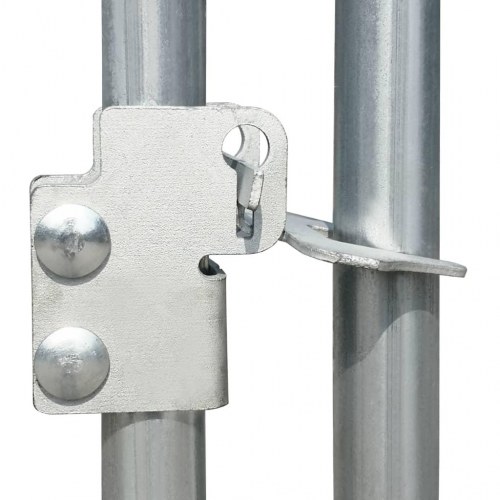 Udendørs hundeløbegård 6 × 6 × 1 m - galvaniseret stål