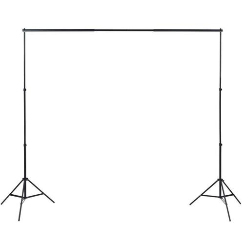 Fotostudiesæt med softbox-lys, baggrunde og en reflektor