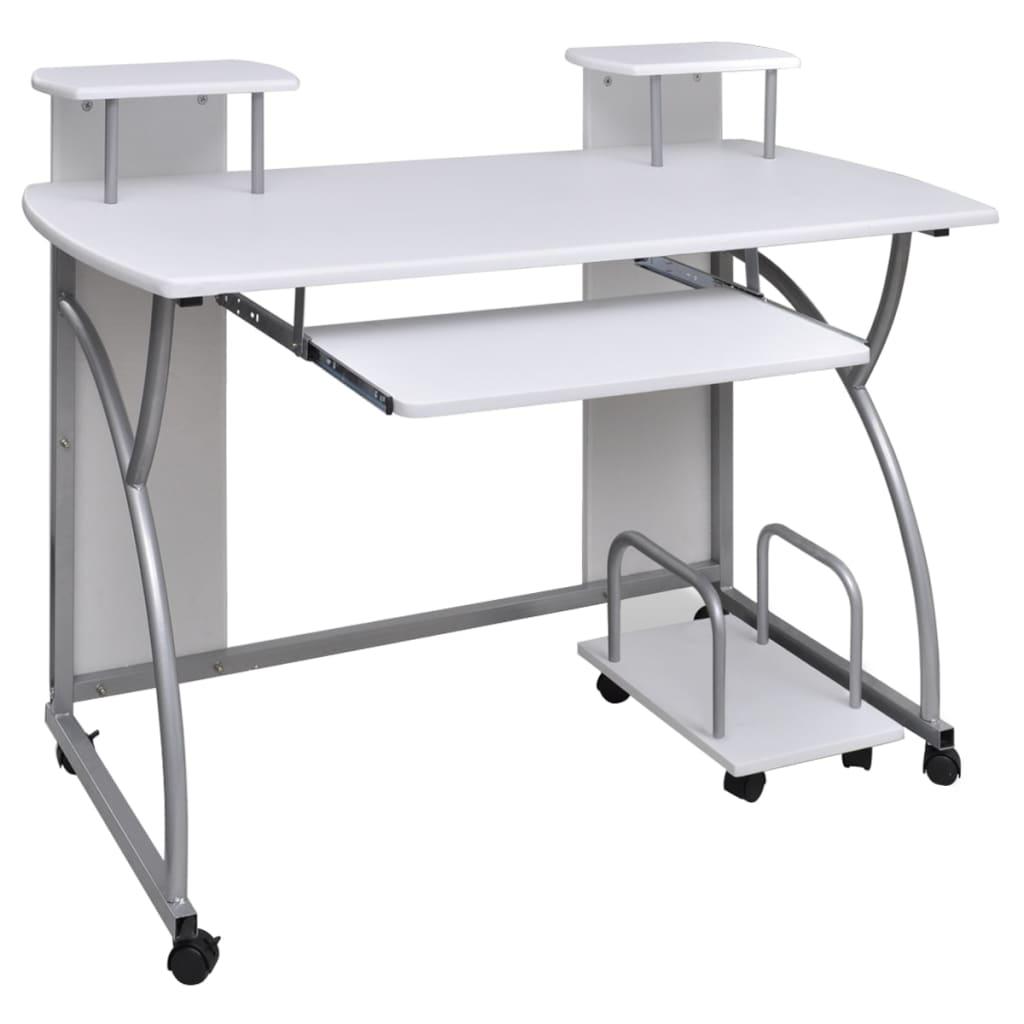 Computer bord Gräsö 120x60cm hvid