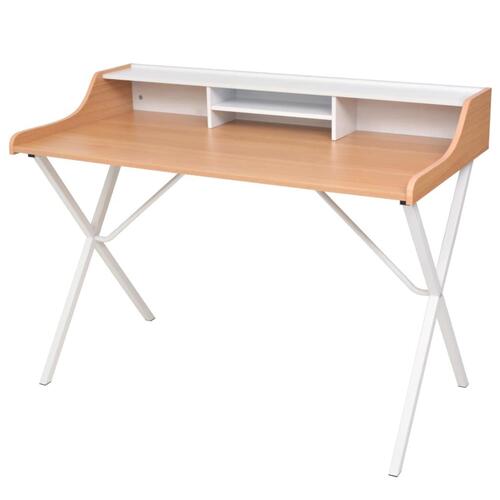 Arbejds- og computerbord naturtræ