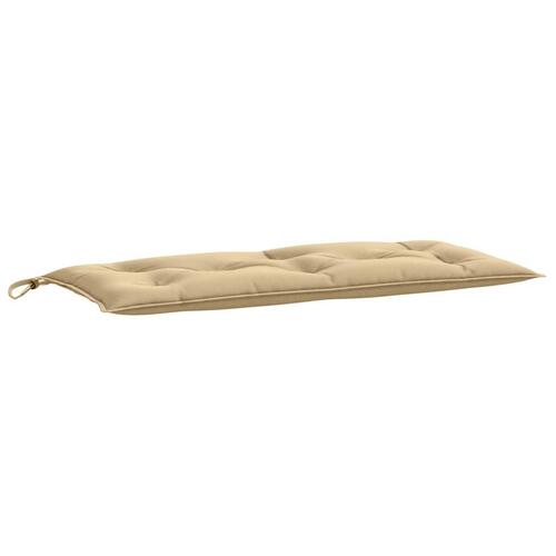 Hynde til havebænk 100x50x7 cm stof meleret beige