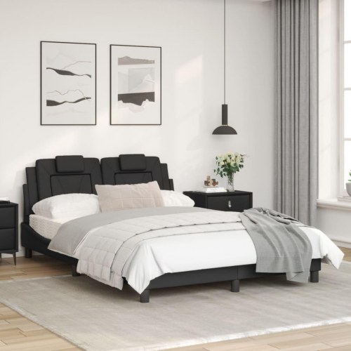 Sengeramme Viana 140 x 200 cm uden madras - sort