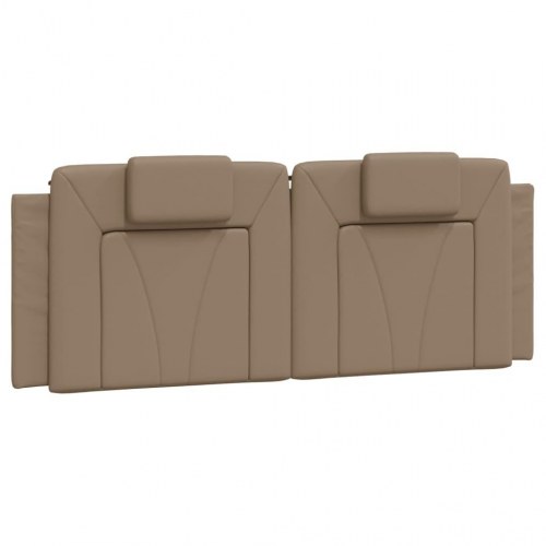 Sengeramme Viana 140 x 190 cm i kunstlæder - cappuccino