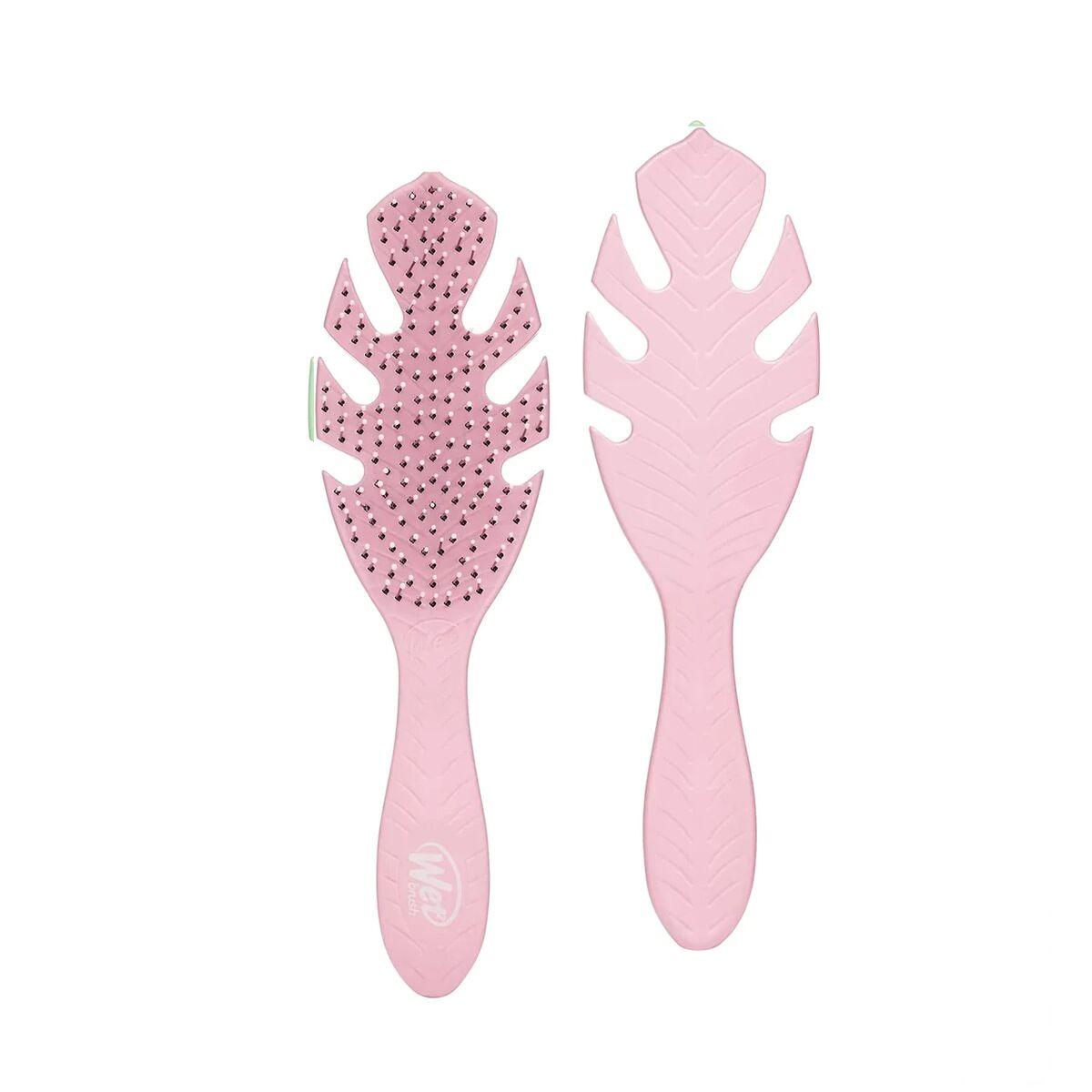 Børste til Glatning af Håret The Wet Brush Go Green Pink