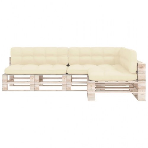 Hynder til pallesofa 7 stk. cremefarvet (OUTLET A)