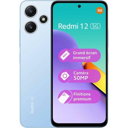 Smartphone Xiaomi Redmi 12 5G 6,79" Qualcomm Snapdragon 4 gen 2 4 GB RAM 128 GB Blå