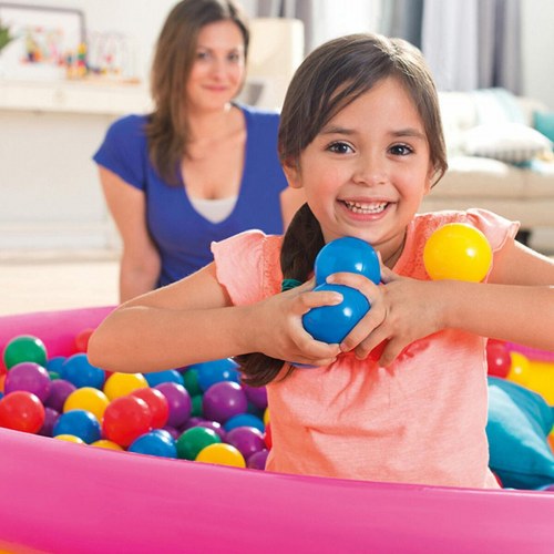 Intex FUN BALLZ - 100 farverige bolde, 6,5 cm (6 enheder)