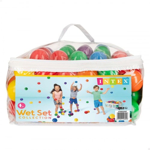 Intex FUN BALLZ - 100 farverige bolde, 6,5 cm (6 enheder)