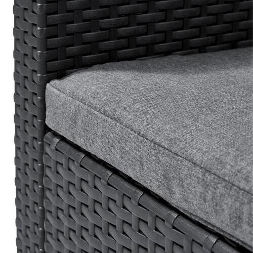 have Allibert by KETER San Remo syntetisk Rattan Mørkegrå PP (65 x 63 x 74 cm)