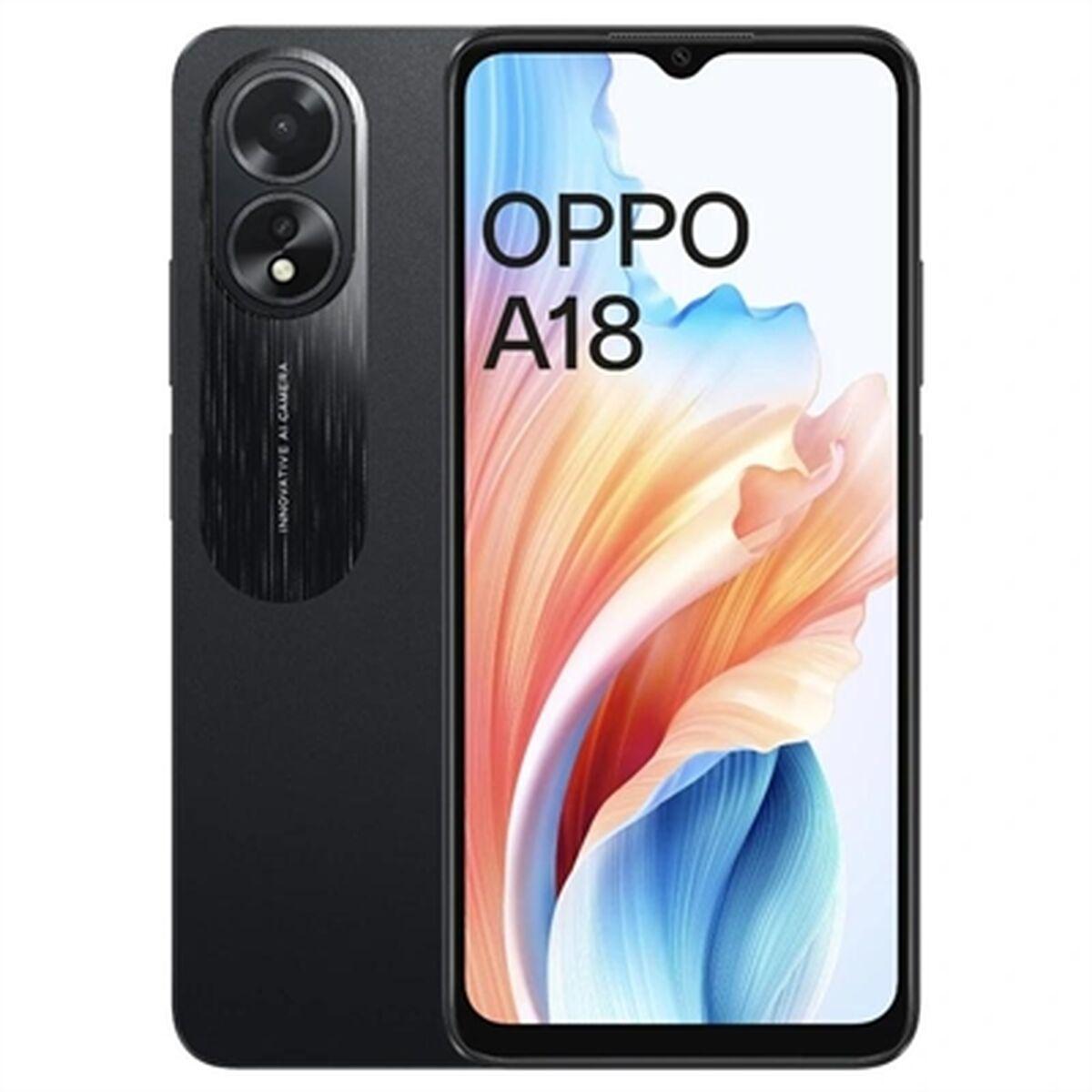 Smartphone Oppo A18 6 5  " Mediatek Helio G85 4 Gb Ram 128 Gb Sort