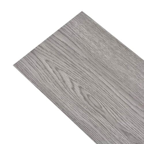 Selvhæftende PVC-gulvplanker 5,02 m² 2 mm mørkegrå