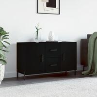 Skænk 100x36x60 cm konstrueret træ sort