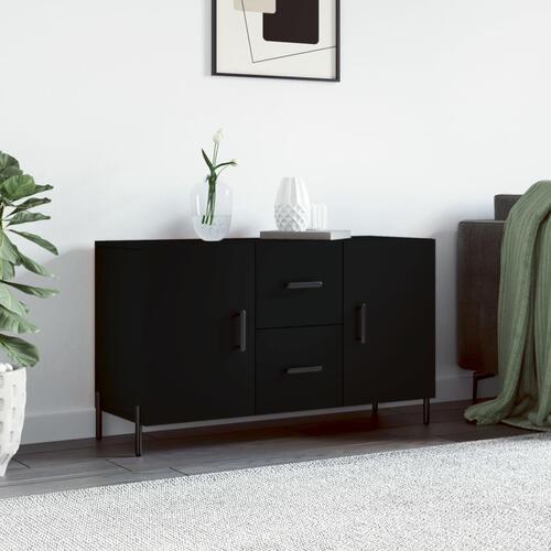 Skænk 100x36x60 cm konstrueret træ sort