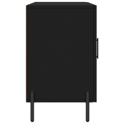 Skænk 100x36x60 cm konstrueret træ sort