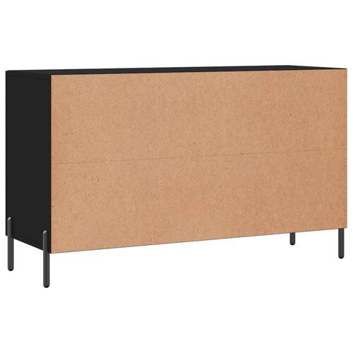 Skænk 100x36x60 cm konstrueret træ sort