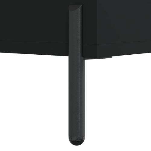 Skænk 100x36x60 cm konstrueret træ sort