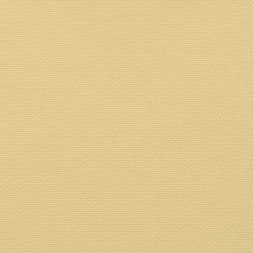 Solsejl 8x5 m 100 % polyesterstof sandfarvet