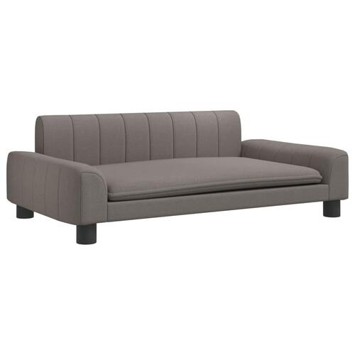 Sofa til børn 90x53x30 cm stof gråbrun