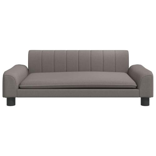 Sofa til børn 90x53x30 cm stof gråbrun