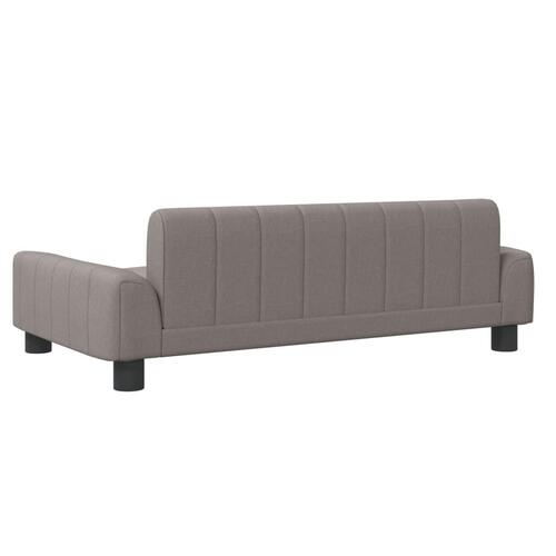 Sofa til børn 90x53x30 cm stof gråbrun