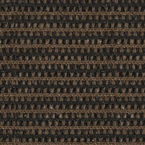 Solsejl 3x3 m 160 g/m² HDPE brun