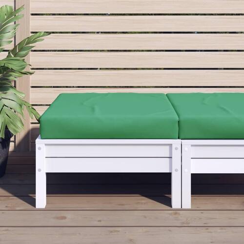 Pallehynde 60x60x8 cm oxfordstof grøn