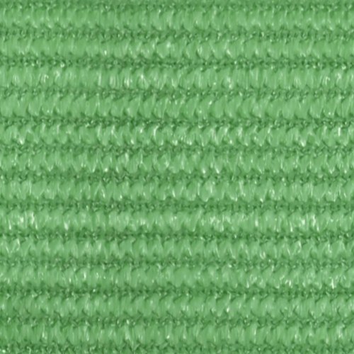 Solsejl 3 × 4,5 m - HDPE 160 g/m², lysegrøn rektangulær