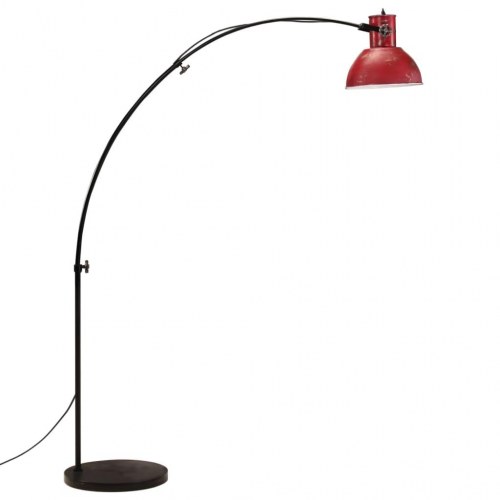 Gulvlampe 25 W 150 cm E27 rustik rød