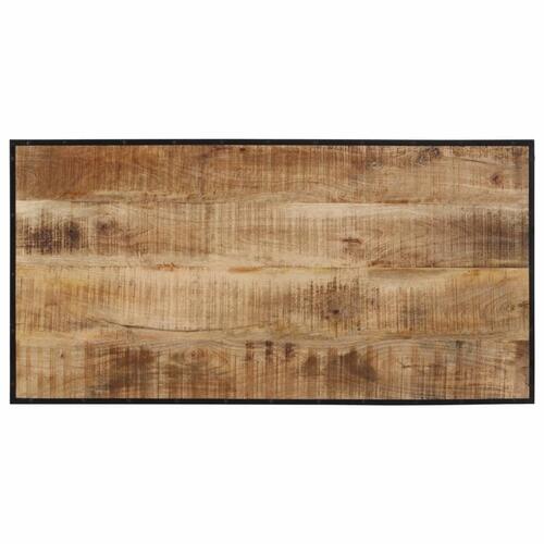 Barbord 110x55x107 cm massivt ru mangotræ