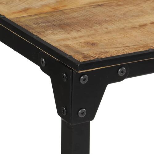 Barbord 110x55x107 cm massivt ru mangotræ