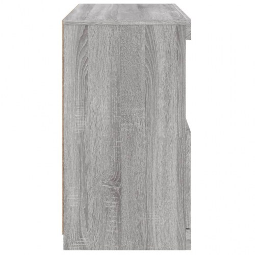 Skænk med LED-lys 60×37×67 cm - grå sonoma-eg