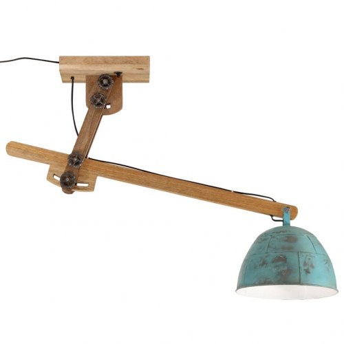 Loftlampe 105x30x65-108 25 W E27 patineret blå