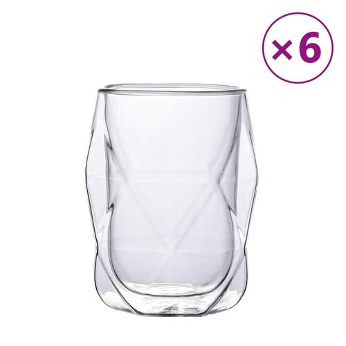 Dobbeltvægget glas 6 stk. 350 ml