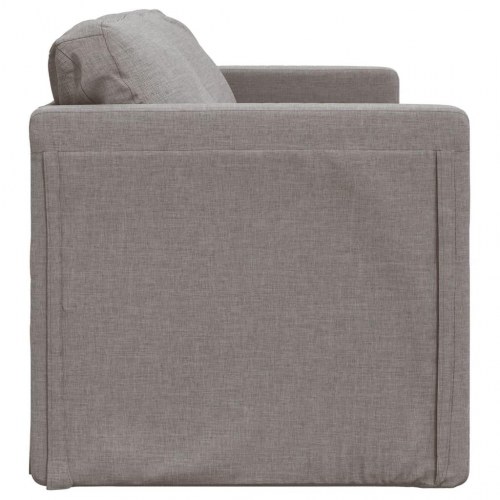 2-i-1 sovesofa 112 x 174 cm - gråbrun