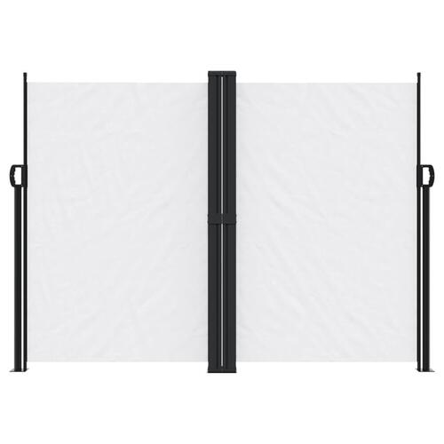 Sidemarkise 180x1200 cm sammenrullelig hvid