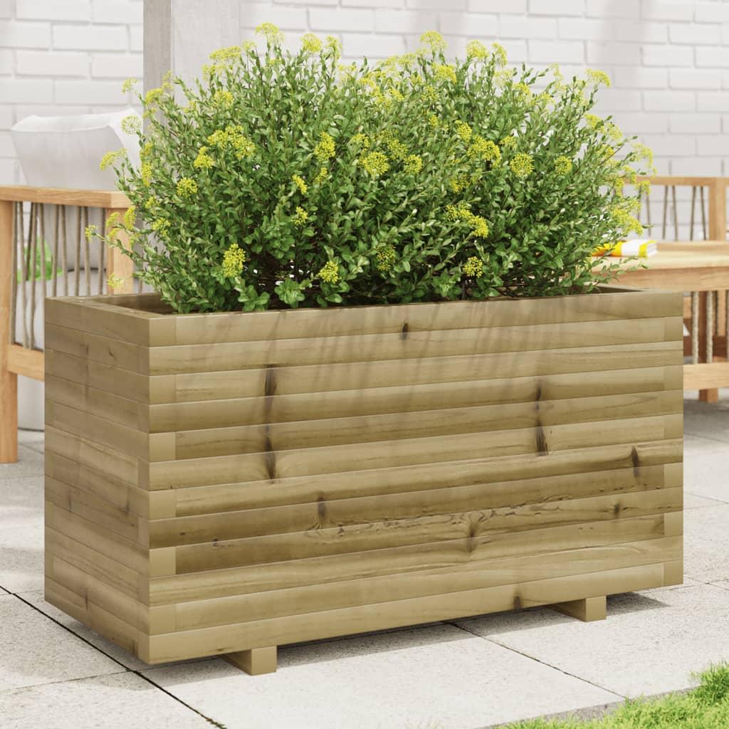Plantekasse 90x40x49,5 cm imprægneret fyrretræ