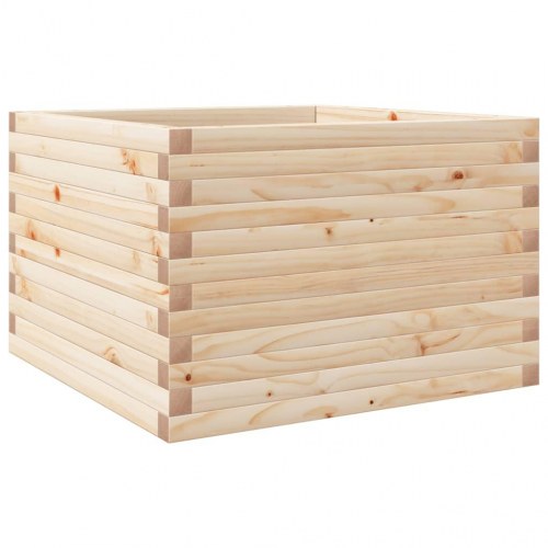 Plantekasse 70x70x45,5 cm massivt fyrretræ