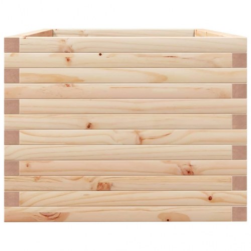 Plantekasse i massivt fyrretræ 90 x 60 x 45,5 cm